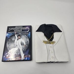 Saturday Night Fever DVD with White Suit Case